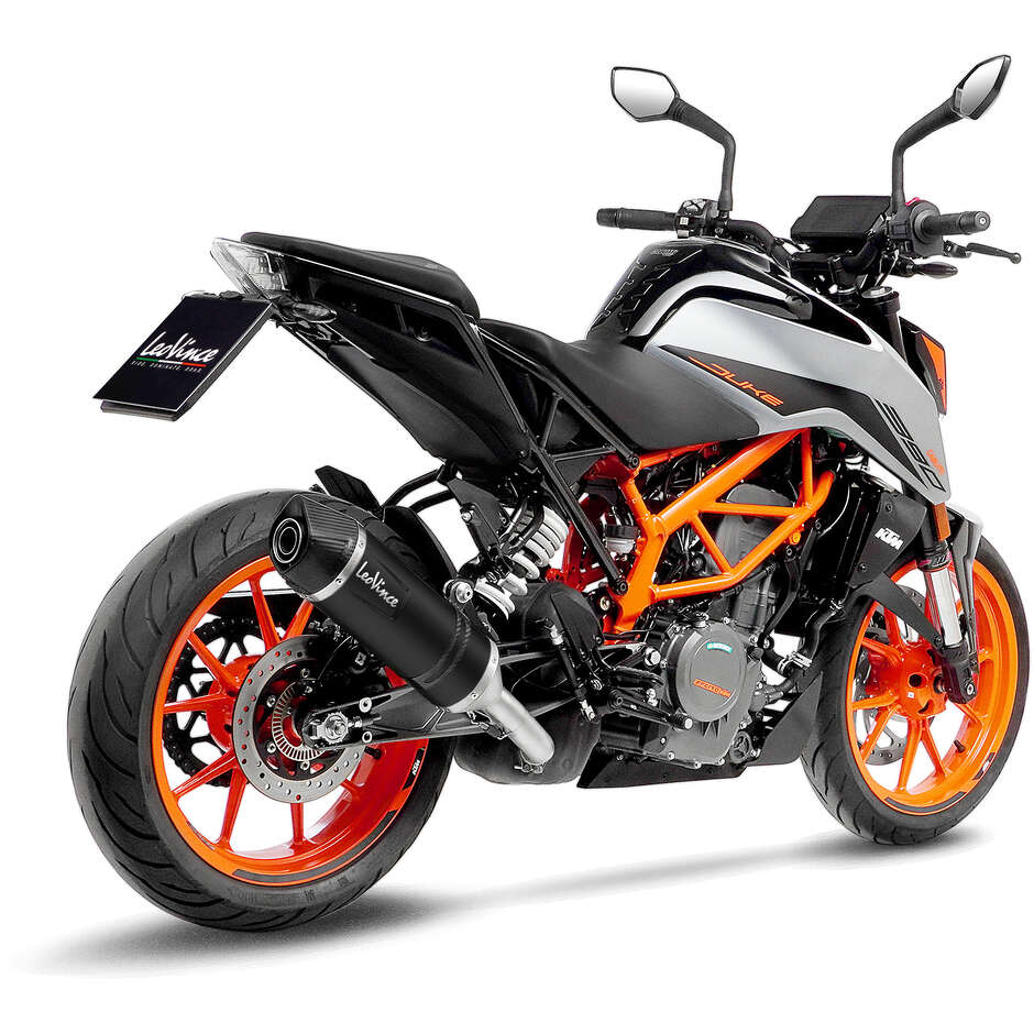 Slip-On Exhaust Leovince 14393EB LV ONE EVO BLACK EDITION Specific For KTM Duke125/390 (21-23)