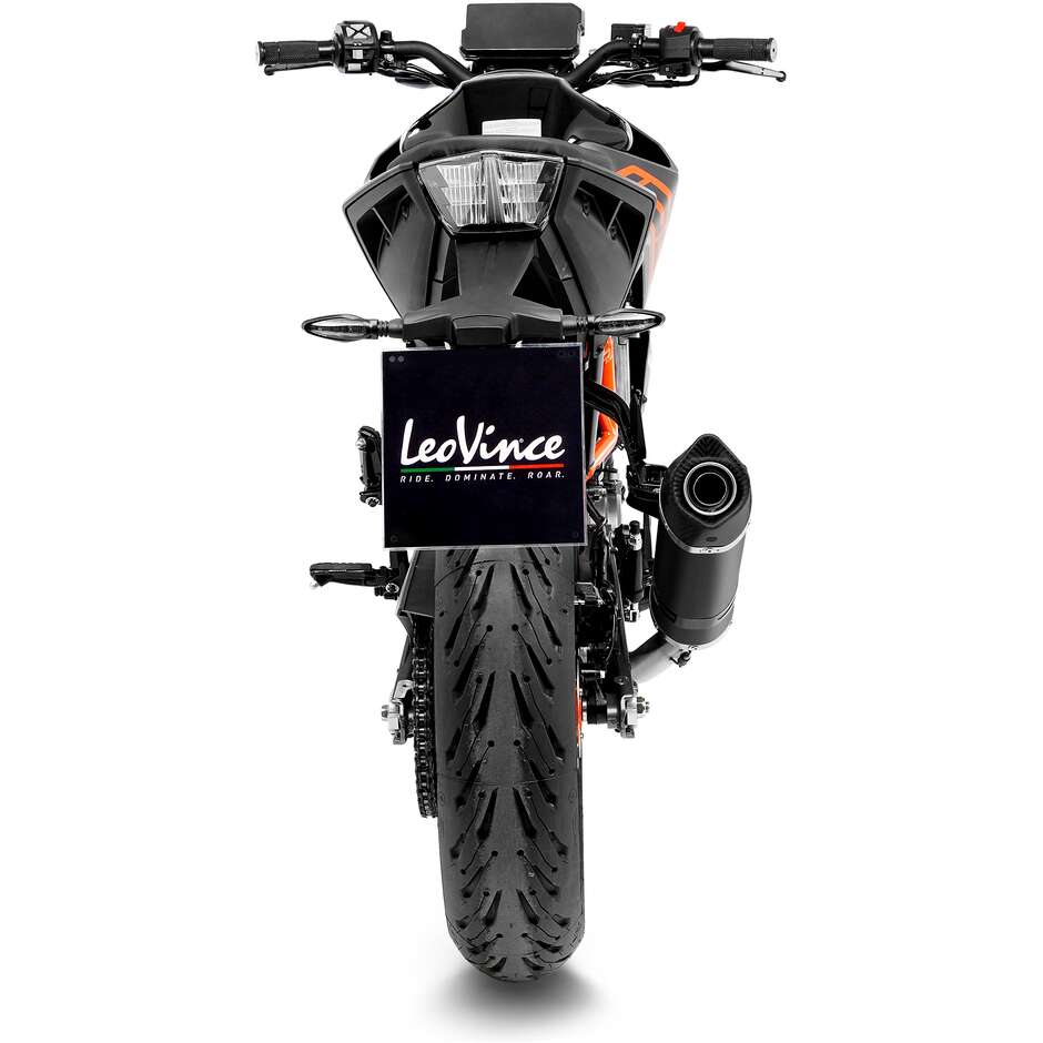 Slip-On Exhaust Leovince 14393EB LV ONE EVO BLACK EDITION Specific For KTM Duke125/390 (21-23)
