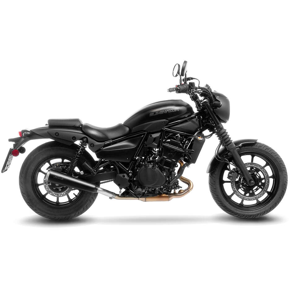 Slip-On Exhaust Leovince 15010B LV CLASSIC RACER BLACK EDITION Specific For KAWASAKI Eliminator500/SE (24-25)