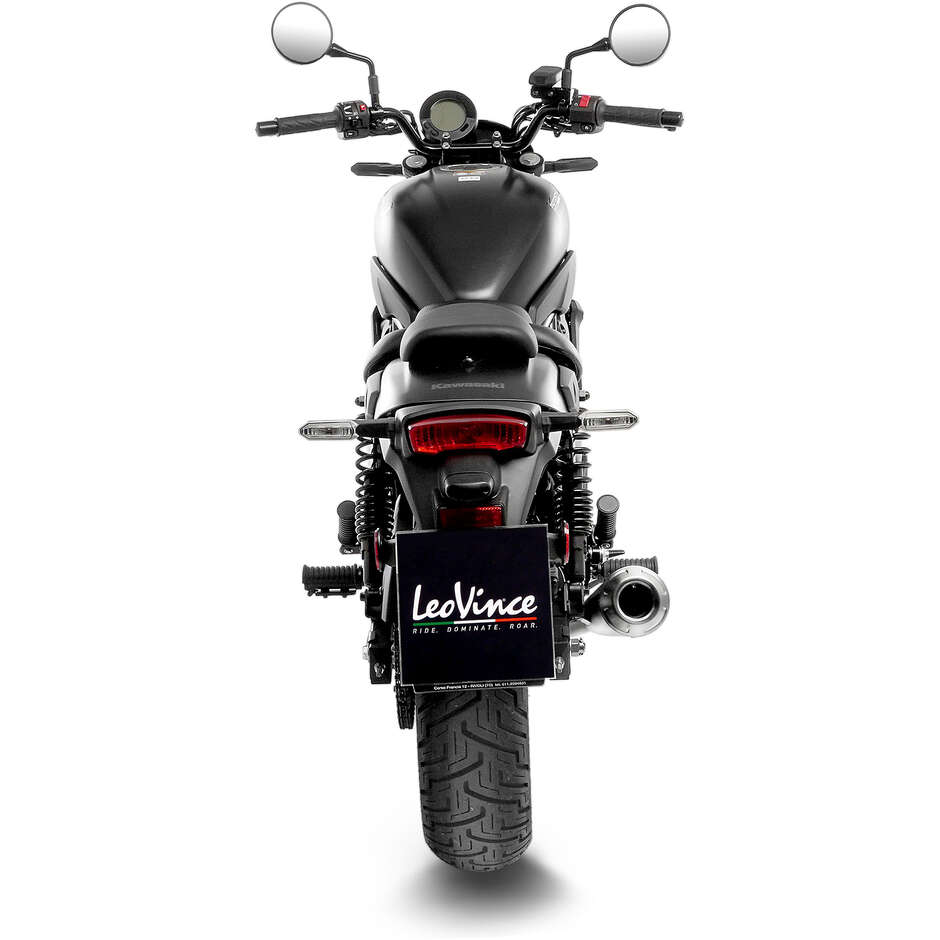 Slip-On Exhaust Leovince 15010B LV CLASSIC RACER BLACK EDITION Specific For KAWASAKI Eliminator500/SE (24-25)