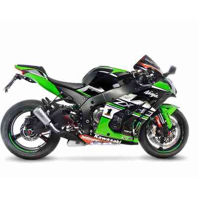 Slip-On Exhaust Leovince 15245B LV-10 BLACK EDITION Specific