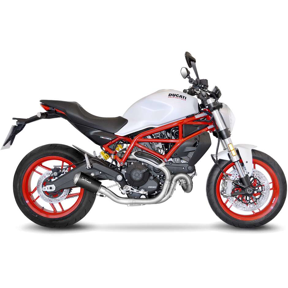 Slip-On Exhaust Leovince 15206BU LV-10 BLACK EDITION Specific For DUCATI Scrambler800 Icon/Classic (15-20); Scarmbler800 Cafe Racer/Full Throttle - Monster797 (17-20)