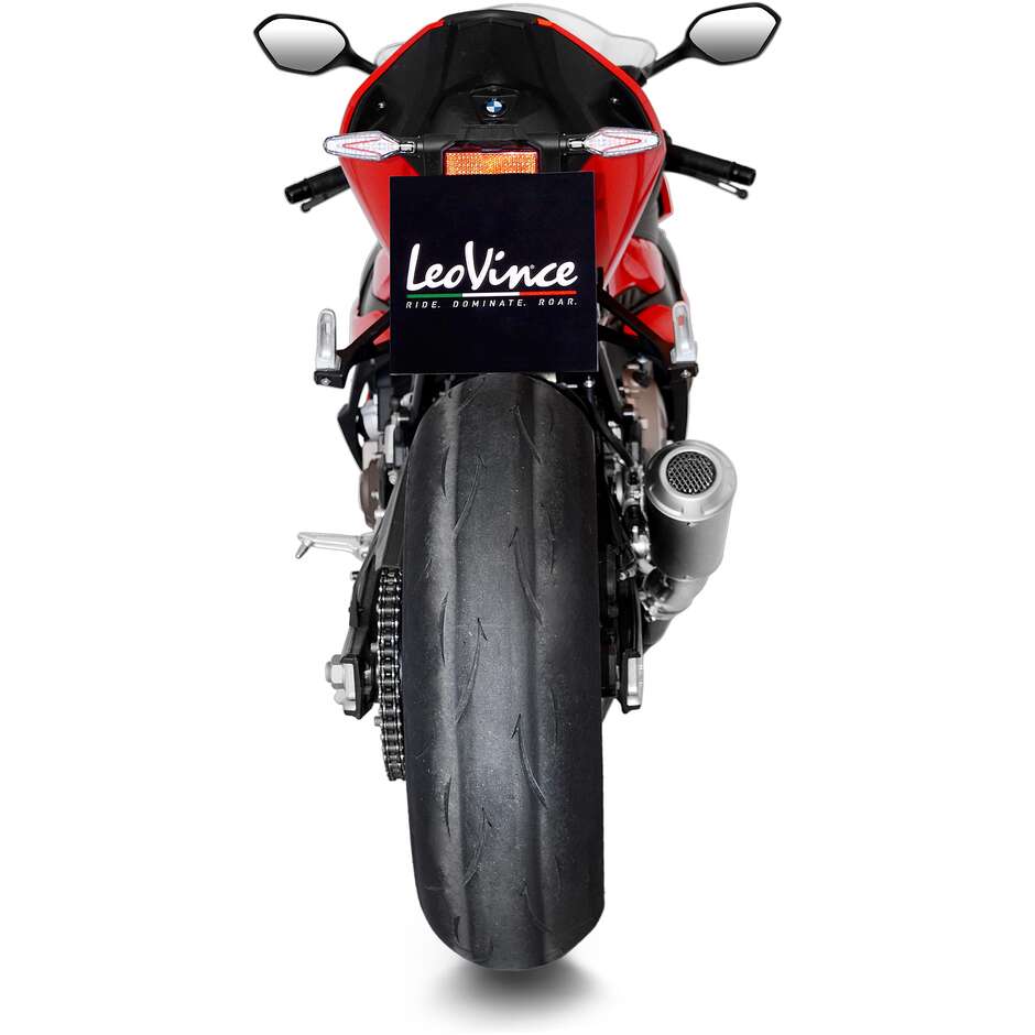 Slip-On Exhaust Leovince 15241B LV-10 BLACK EDITION Specific For BMW S1000R - M1000R (21-24); S1000RR - M1000RR (19-24)