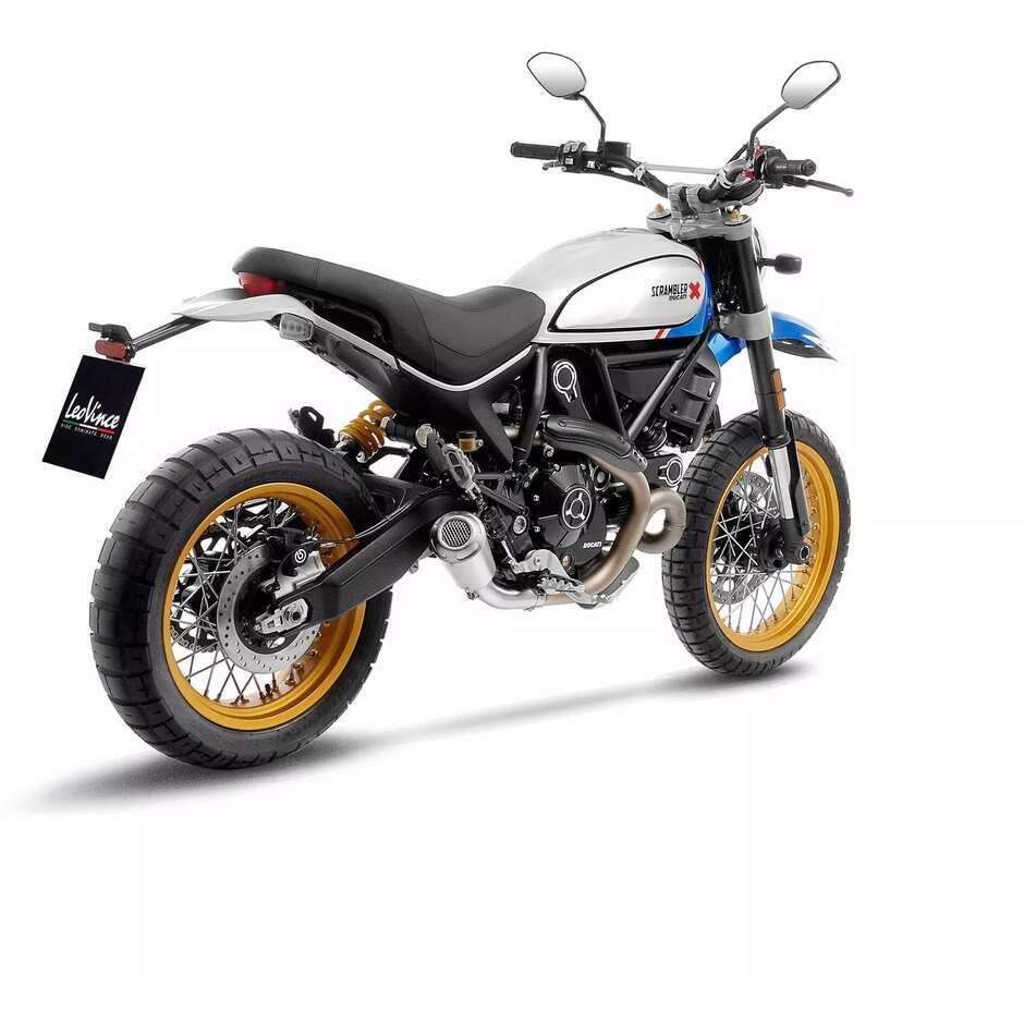 Slip-On Exhaust Leovince 15254U LV-10 Specific For DUCATI Scrambler800 Desert Sled (21-23)