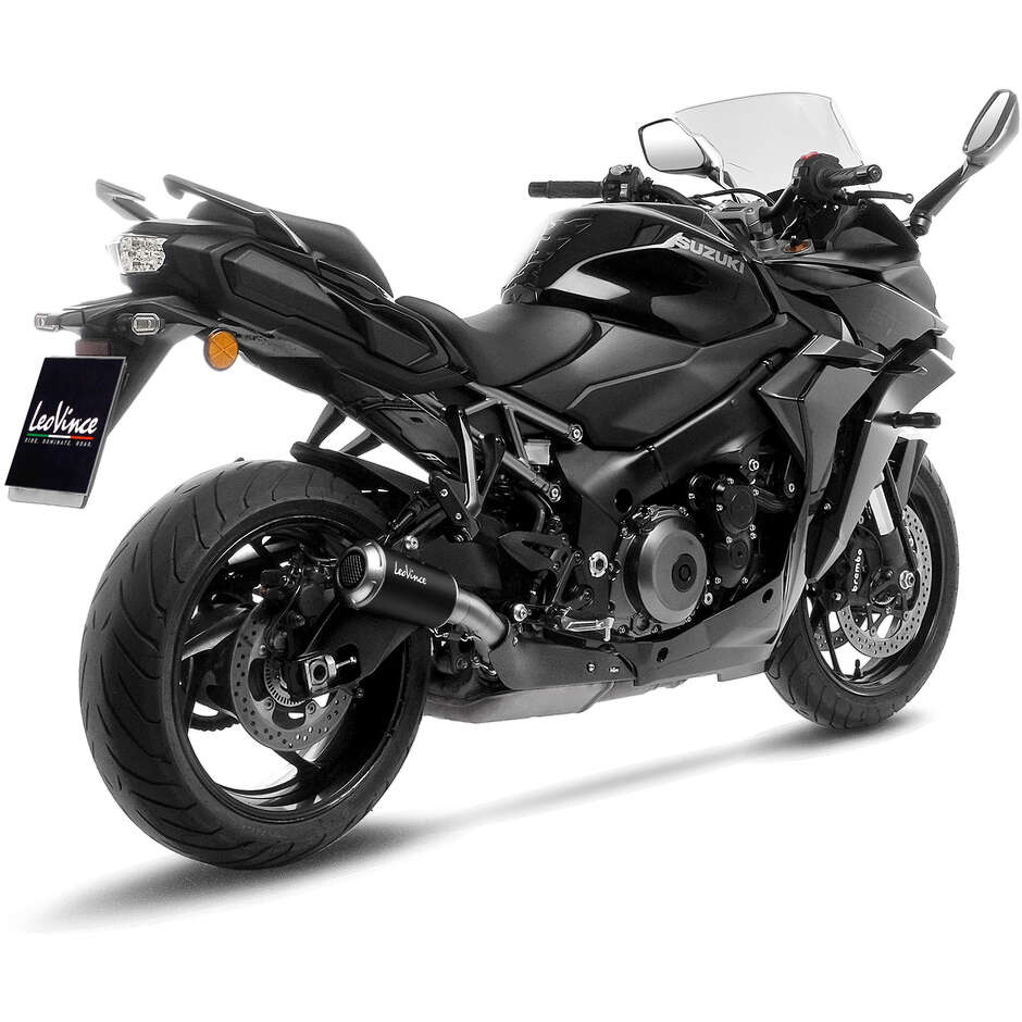Slip-On Exhaust Leovince 15269B LV-10 BLACK EDITION Specific For SUZUKI GSX-S1000GT (21-24) - GSX-S1000GX (24-25)