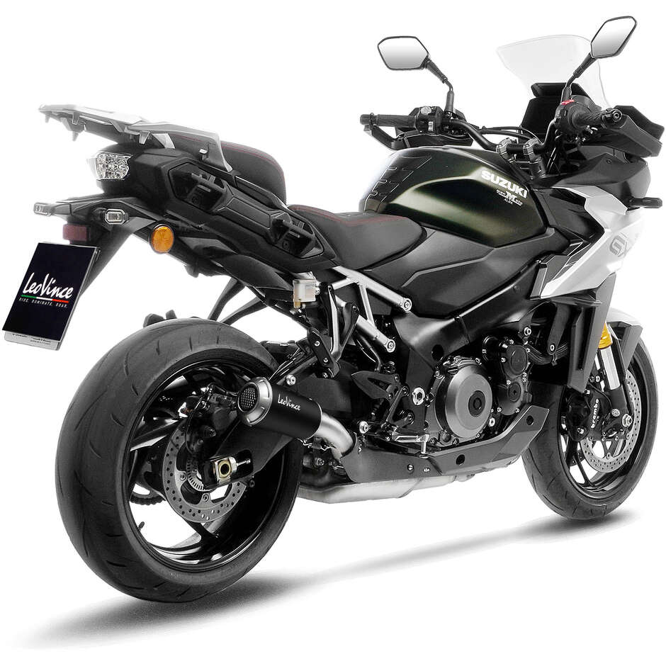 Slip-On Exhaust Leovince 15269B LV-10 BLACK EDITION Specific For SUZUKI GSX-S1000GT (21-24) - GSX-S1000GX (24-25)