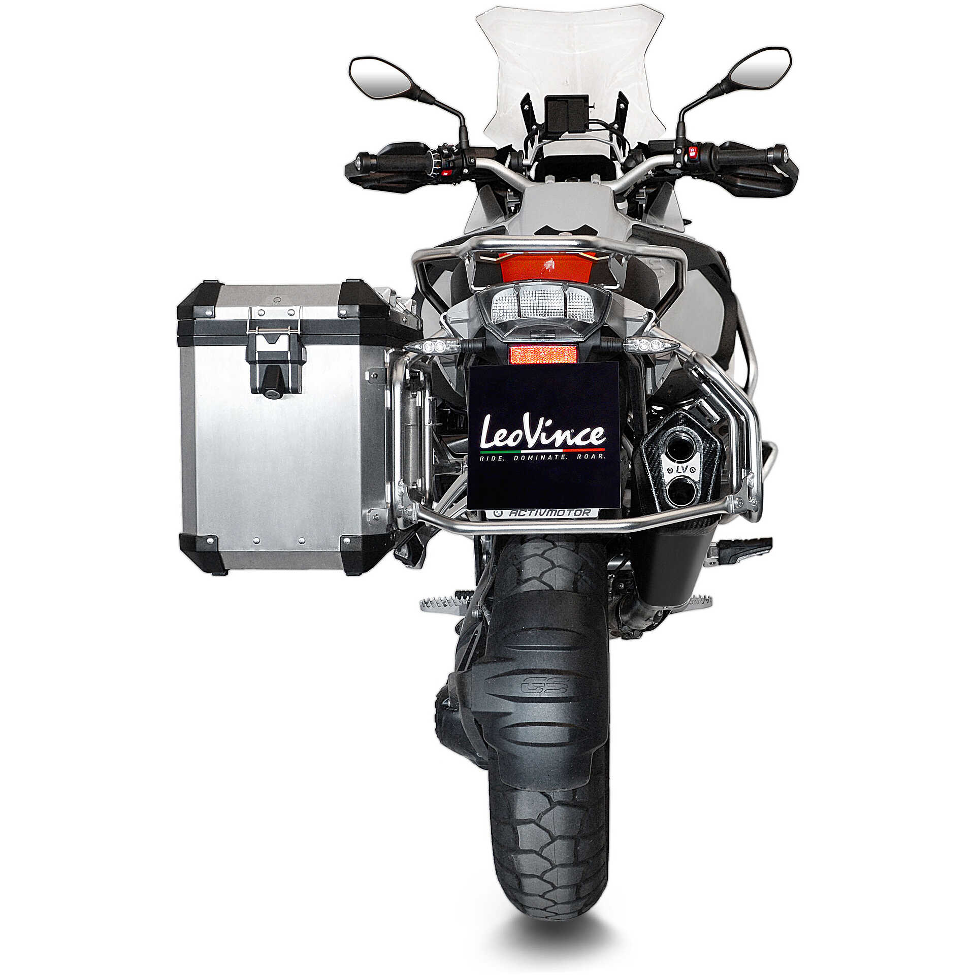 Silencieux Leovince LV-12 Noir Pour BMW R1200GS/ADV (13-18) & R1250GS/ADV (19-23) - Neuf