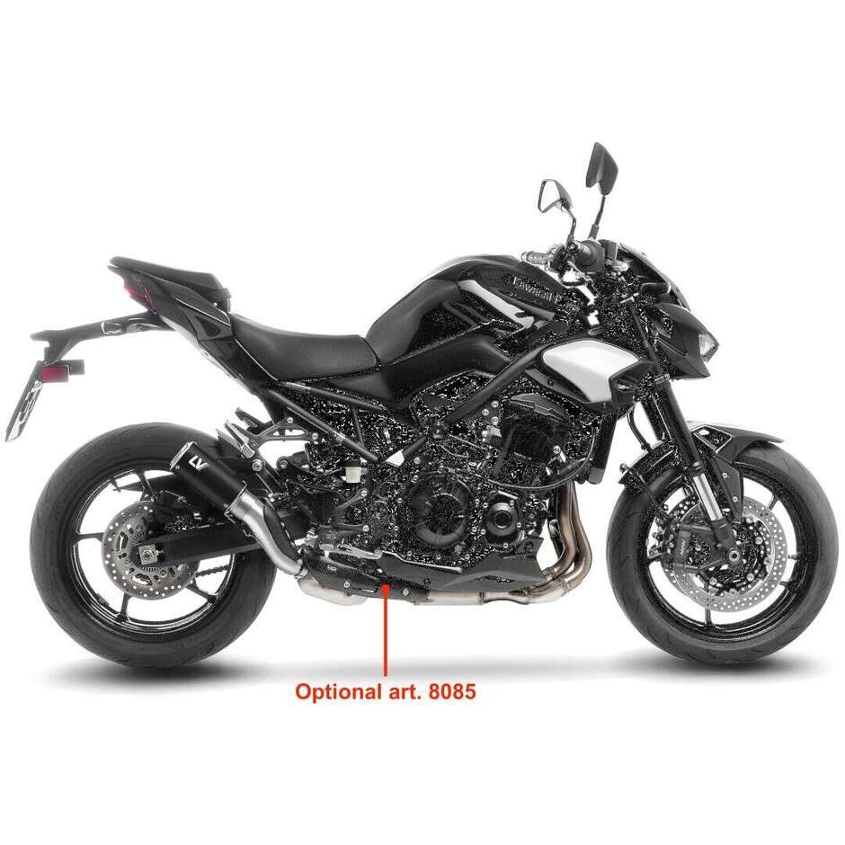 Slip-On Exhaust Leovince 15402SB LV CORSA S Black Edition Specific For KAWASAKI Z 900 (17-26); Z 900 A2 (18-26)
