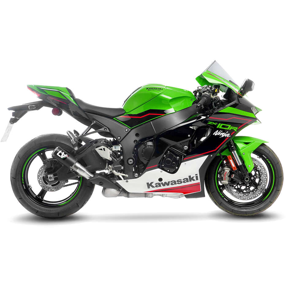 Slip-On Exhaust Leovince 15406CU LV CORSA CARBON FIBER Specific For KAWASAKI ZX-10R Ninja (16-24); ZX-10RR Ninja (17-24)