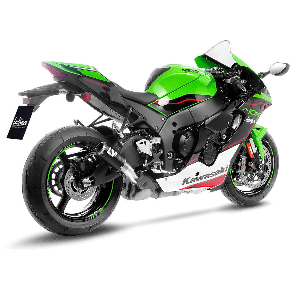 Slip-On Exhaust Leovince 15406CU LV CORSA CARBON FIBER Specific For KAWASAKI ZX-10R Ninja (16-24); ZX-10RR Ninja (17-24)