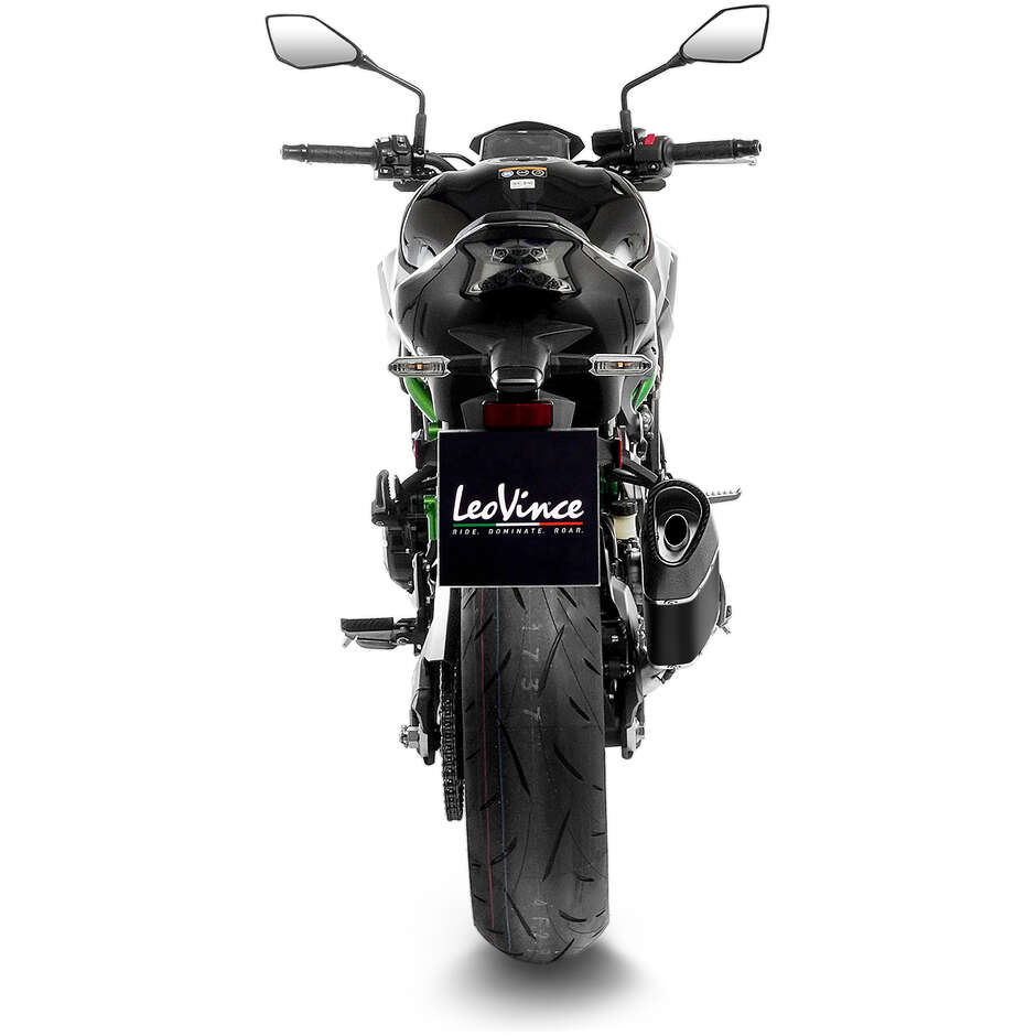 Slip-On Exhaust Leovince 15603BU LV-14R BLACK EDITION Specific For KAWASAKI Z900 (20-24)
