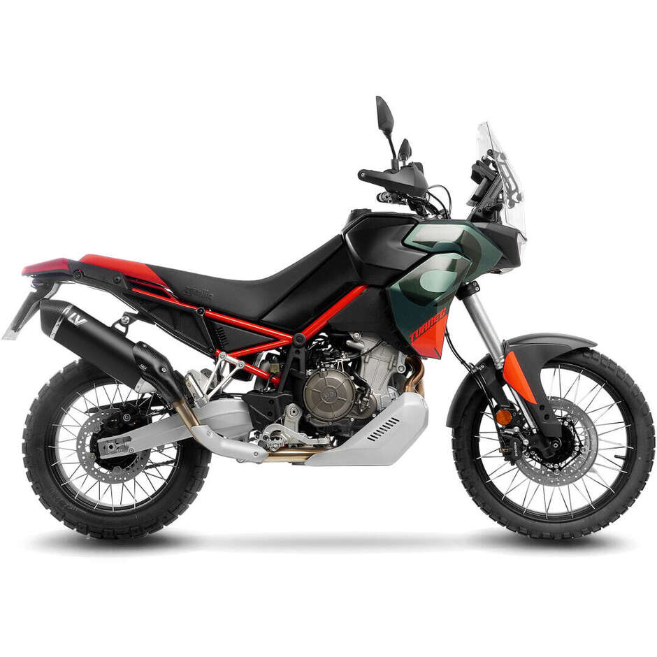 Slip-On Exhaust Leovince 15626B LV-14 Black Edition For APRILIA Tuareg 660 (22-24)
