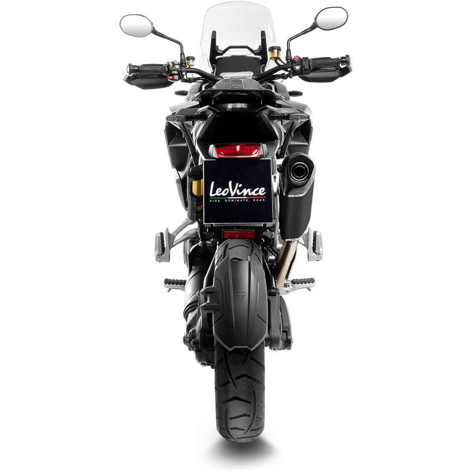 Slip-On Exhaust Leovince 15628B LV-14 Black Edition For TRIUMPH Tiger 1200 GT / Rally / Pro / Explorer (22-26)