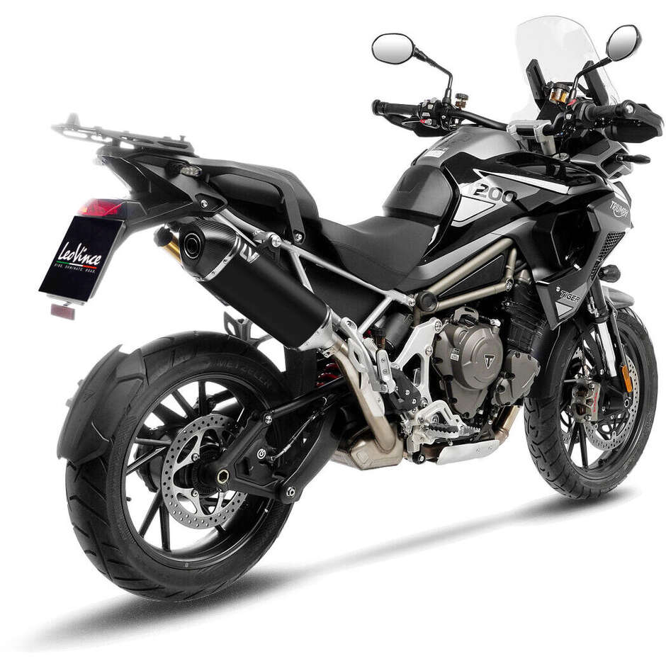Slip-On Exhaust Leovince 15628B LV-14 Black Edition For TRIUMPH Tiger 1200 GT / Rally / Pro / Explorer (22-26)