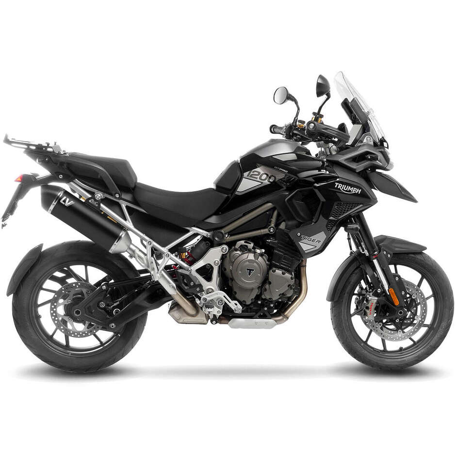 Slip-On Exhaust Leovince 15628B LV-14 Black Edition For TRIUMPH Tiger 1200 GT / Rally / Pro / Explorer (22-26)