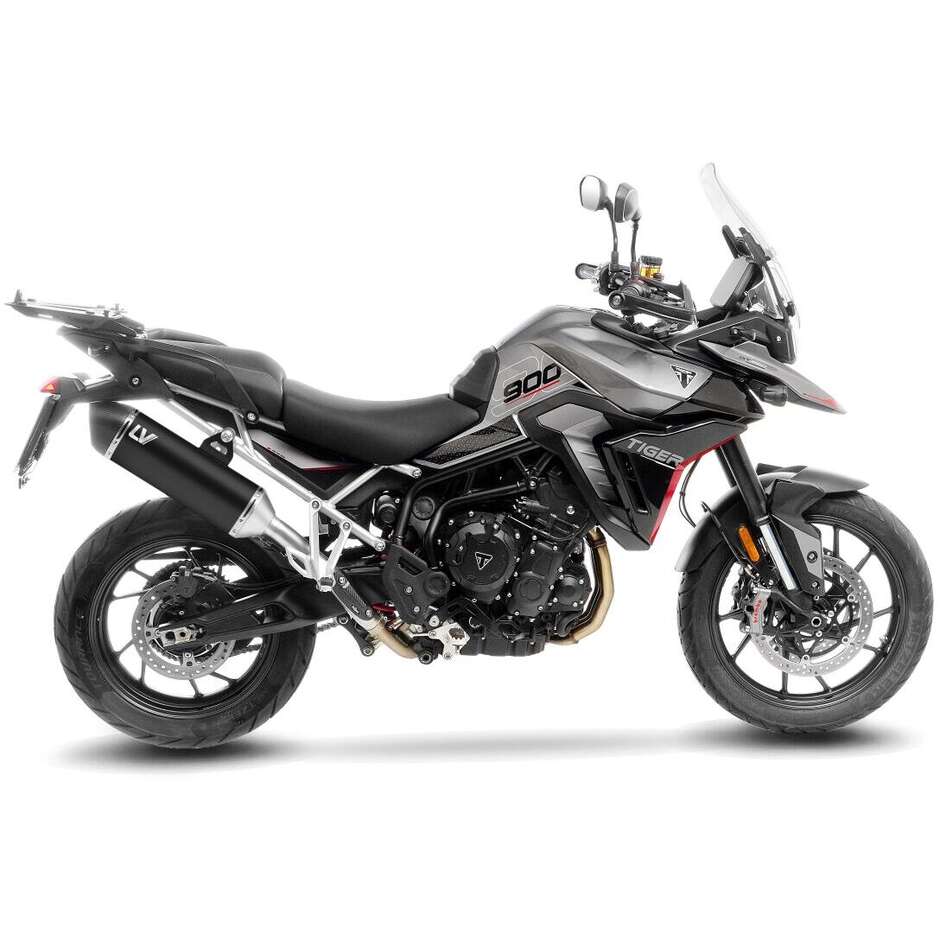 Slip-On Exhaust Leovince 15629B LV-14 Black Edition Specific For TRIUMPH Tiger 900 GT / GT PRO / Rally PRO (24-26)