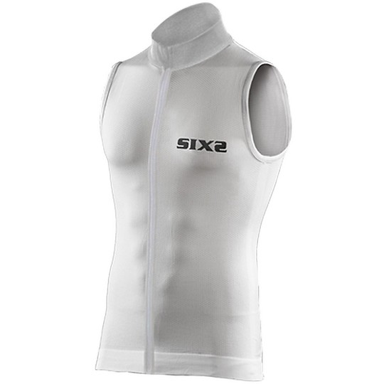 Smanicato Tecnico Activewear Sixs BIKE2 Carbon Bianco