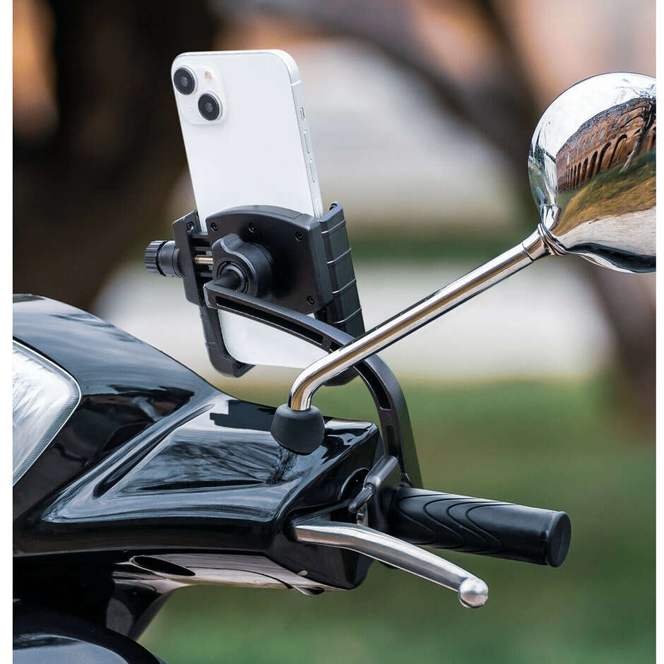 SMART HANDLE GRIP Handyhalterung mit Griffbefestigung auf der linken Seite