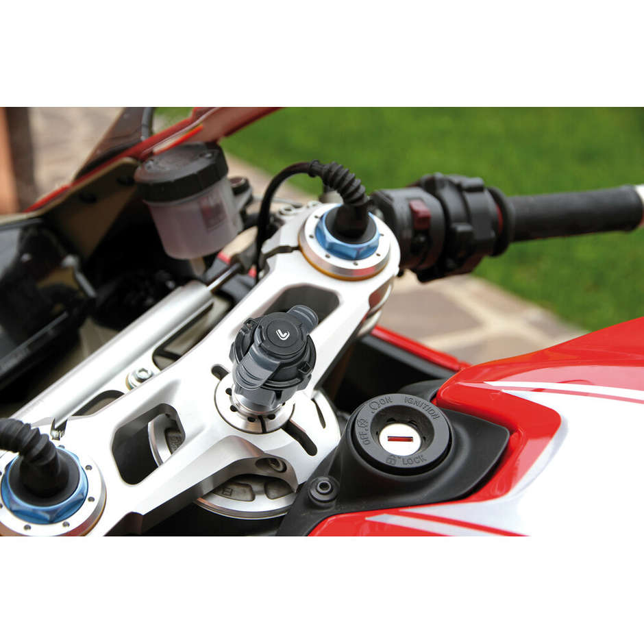Smartphone Holder Stem Motorcycle Steering Ø 15-17.2 mm Lampa 90457 OPTI-TUBE