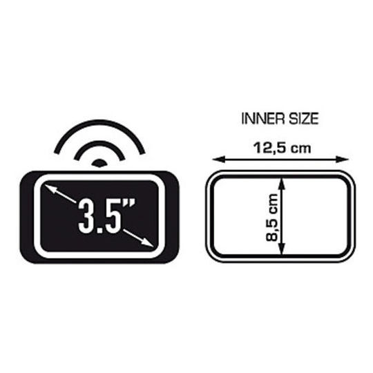 Smartphone Porta et navigateur GPS de Moto Kappa KS953 jusqu'à 4,3 "