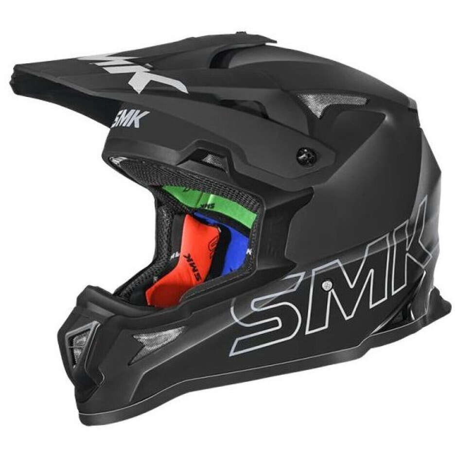 SMK Allterra MX MA260 Moto Cross Helmet Matt Black