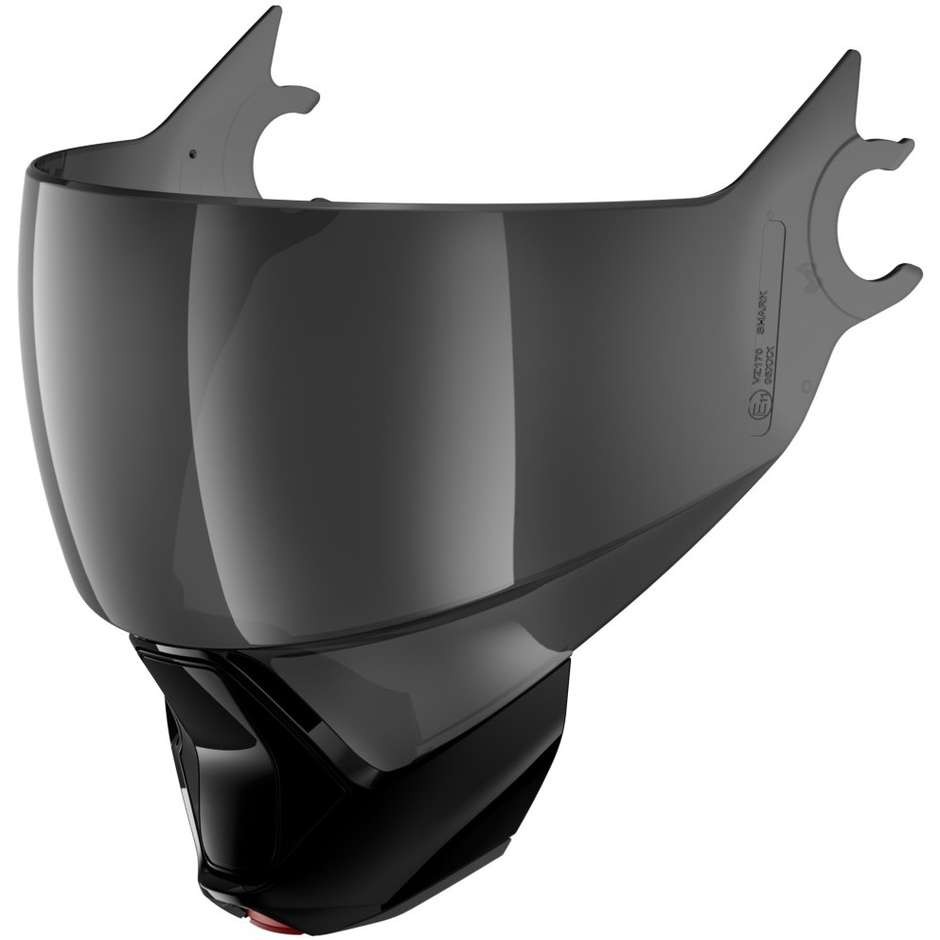 Smoked Shark Visor for EVOJET Helmet Black Chin Guard