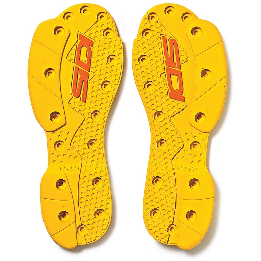 SMS Supermoto Replacement sole for boots Moto Cross Sidi Crossfire 2 and X-3 SRS Yellow