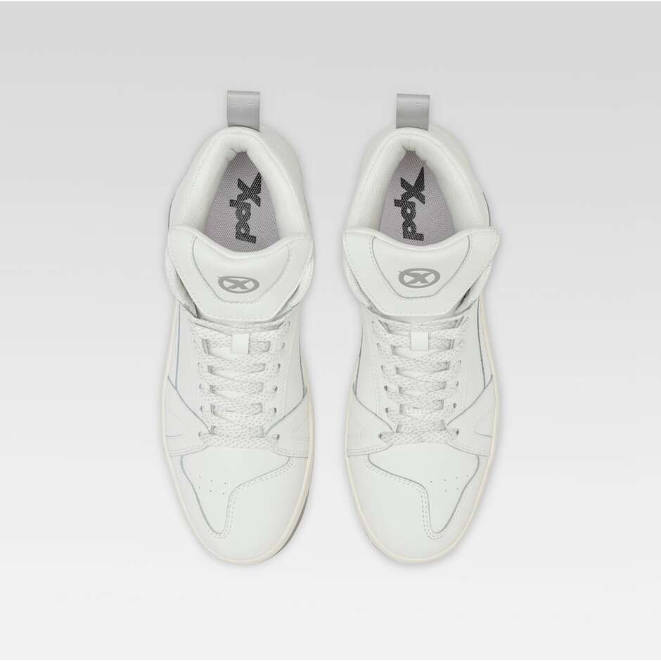 Sneakers Moto Donna XPD MOTO-1 LEATHER LADY Bianco