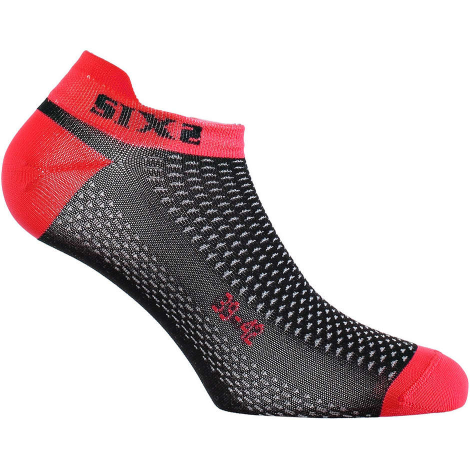 Socks Ghost Moto and Technical Bikes Sixs Fant S Red Black