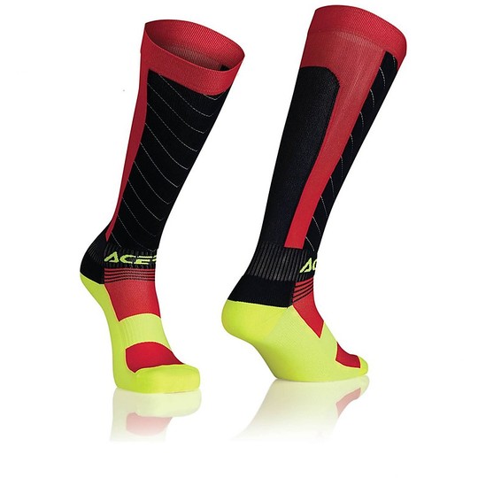 Socks Motorcycles Technical Acerbis MX Compression Socks Blue Red