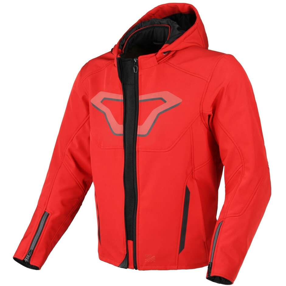 SoftSheel Motorcycle Jacket Macna Atracor Red
