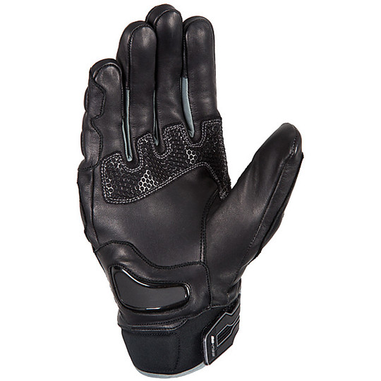Soixante-dix gants techniques de moto d'été avec protections en cuir noir jaune approuvées N32