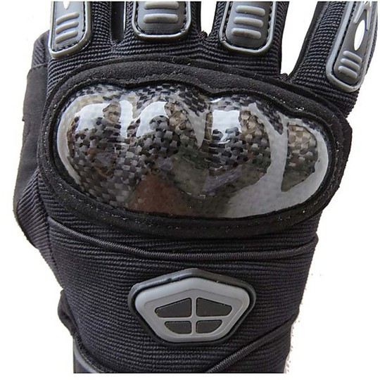 Sommer Motorrad Handschuhe Modell Racing Shield Fabric Schutz mit Carbon