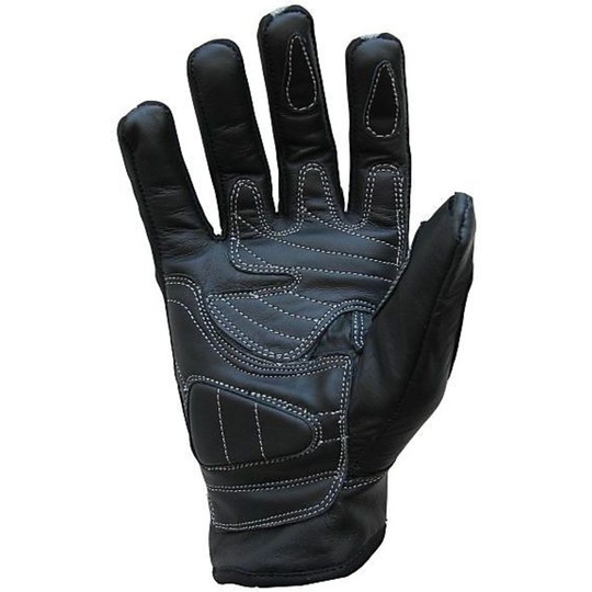 Sommer Motorrad Handschuhe Stoff und Leder Schutz mit New Model Dunkel