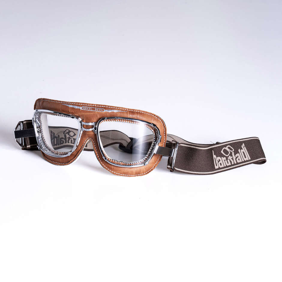 Sonnenbrillen bike Baruffaldi Supercompetition mit verchromtem Gestell und Crocco Leder