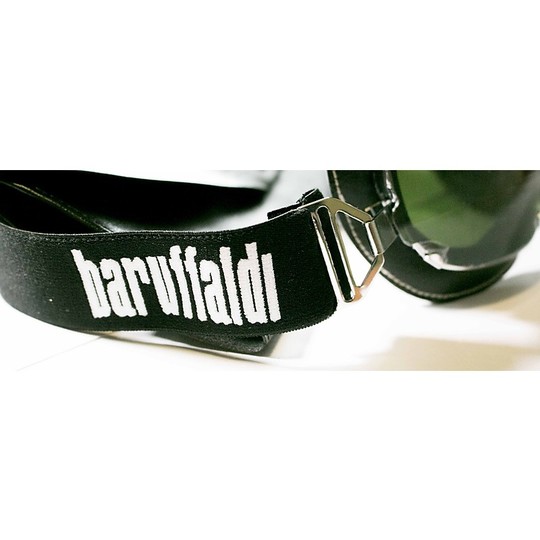 Sonnenbrillen bike Baruffaldi Supercompetition mit verchromtem Gestell und schwarzem Leder