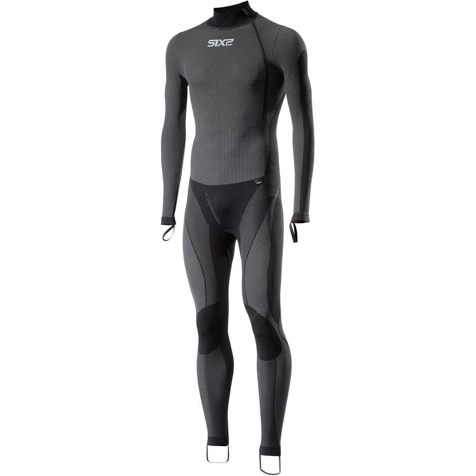 Sottotuta Moto a Lupetto STX HN R V2 Black Carbon taglia XL/2XL