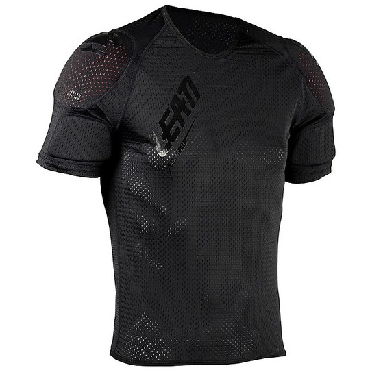 Sous-vêtement technique Moto Jersey avec protections d'épaule Leatt 3DF Airfit Lite Black