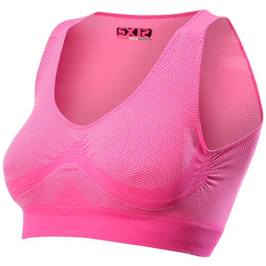 Soutien-gorge de sport sous-vêtements rose couleur carbone Sixs