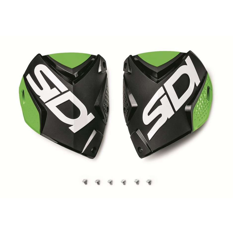 Spare Sidi 132 FRONT CF2 Black Green For Crossfire 2/2 SRS boots