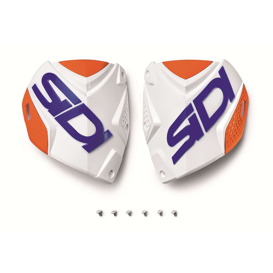 Spare Sidi 132 FRONT CF2 White Orange Fluo Blue For Crossfire 2/2 SRS boots