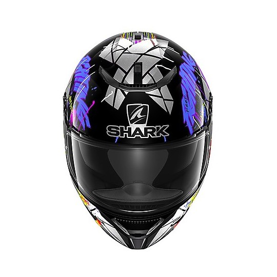 SPARTAN 1.2 Full Fiber Motorcycle Shark Helmet Replica Lorenzo Catalunya GP