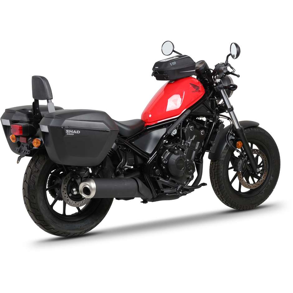 Specific attachments for SHAD 3p System Side Cases for HONDA CMX 500 REBEL (2017-2021)