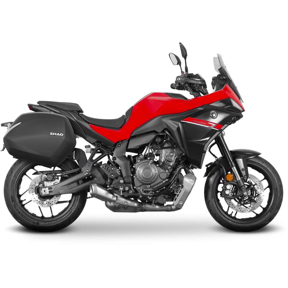 Specific attachments for SHAD 3p System side cases for YAMAHA TRACER 7 (2025)