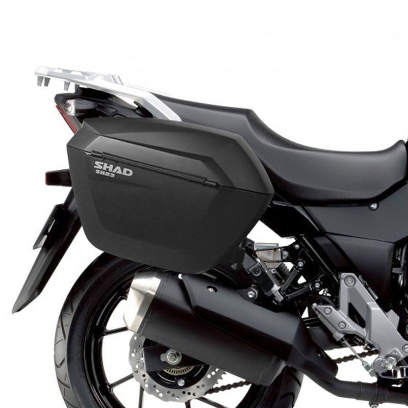Specific attachments for Shad 3P System Suzuki V-Strom 250 side cases