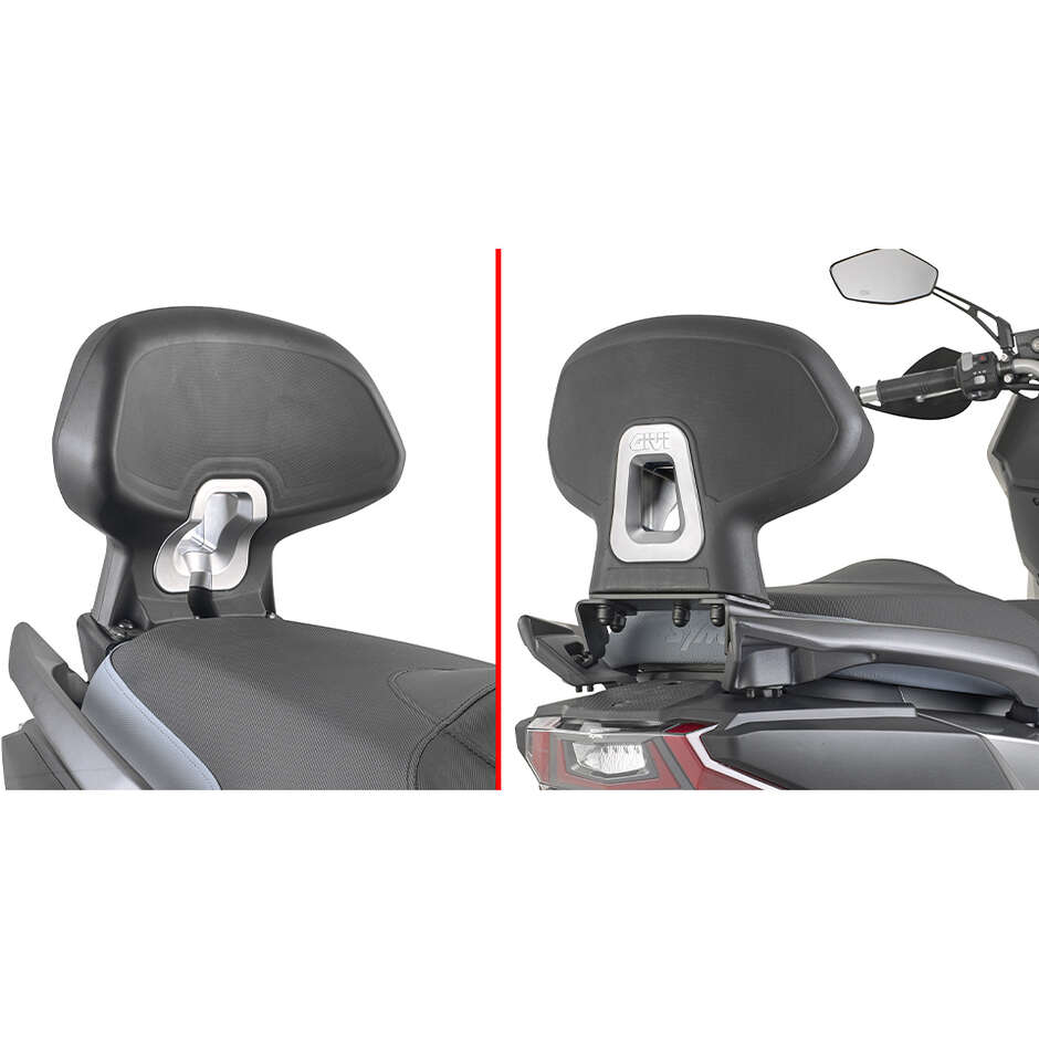 Specific backrest for passenger Givi TB7070A For SYM ADX 300 (24 > 26)