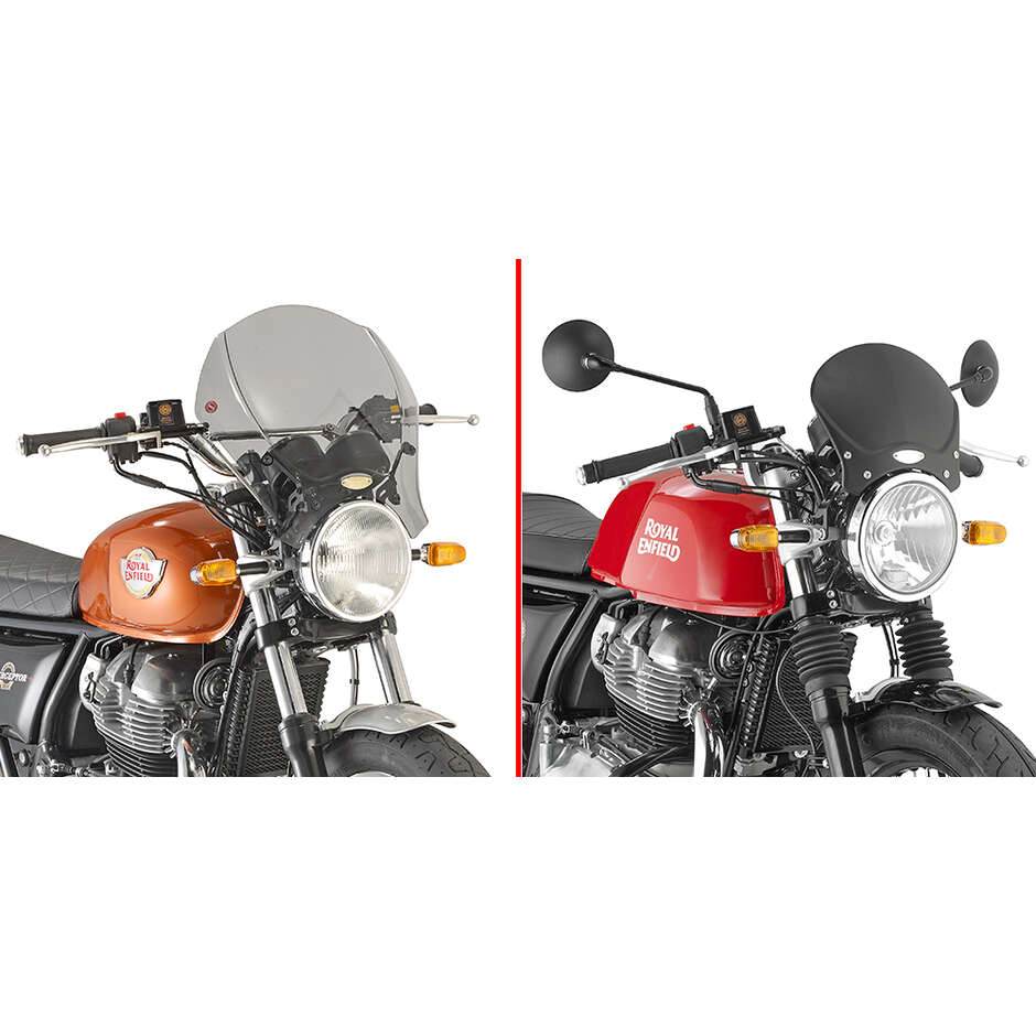 Specific fitting kit for 100AL, 100ALB, 140A, 140S Givi AL9051A For ROYAL ENFIELD Interceptor 650 (19 > 26); Continental GT 650 (20-26)