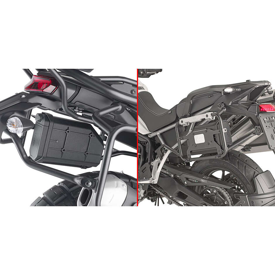 Specific mounting kit for fixing the S250 Tool Box to the Givi TL6415KIT PLO1188MK and PLO1188CAM side case holders.