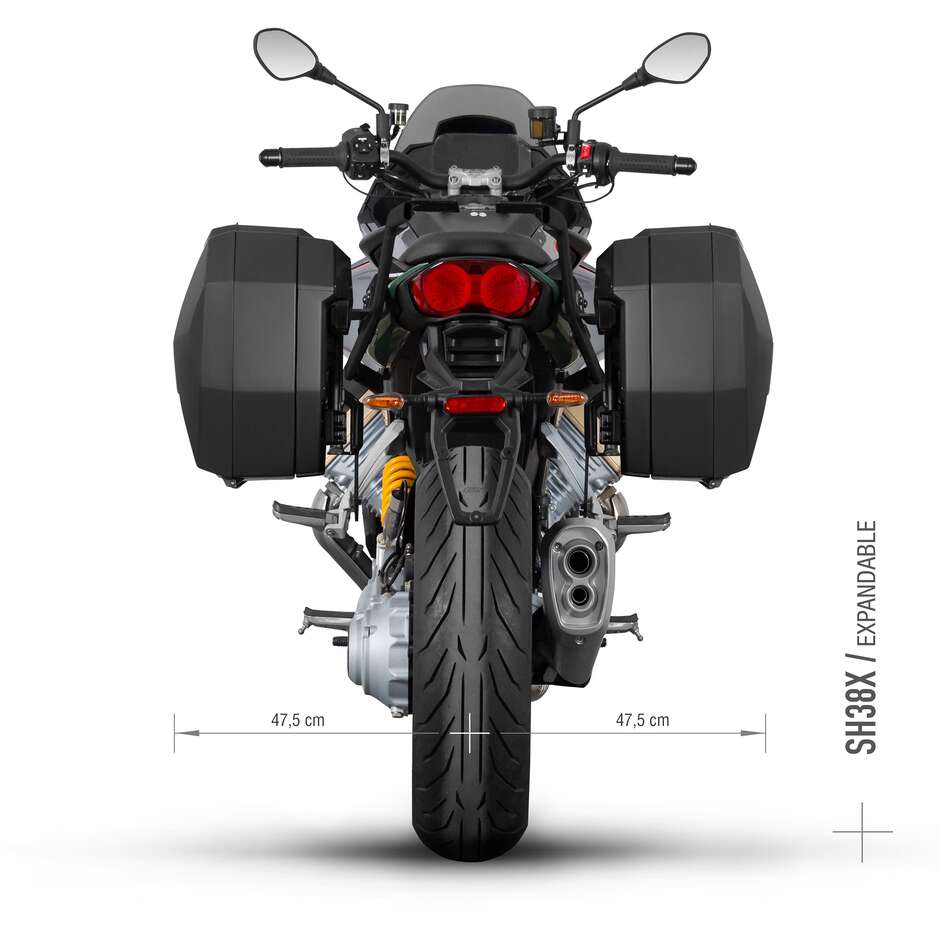 Specific Mounts for SHAD 3p System Side Cases for Moto Guzzi V100 Mandello (2022-25)