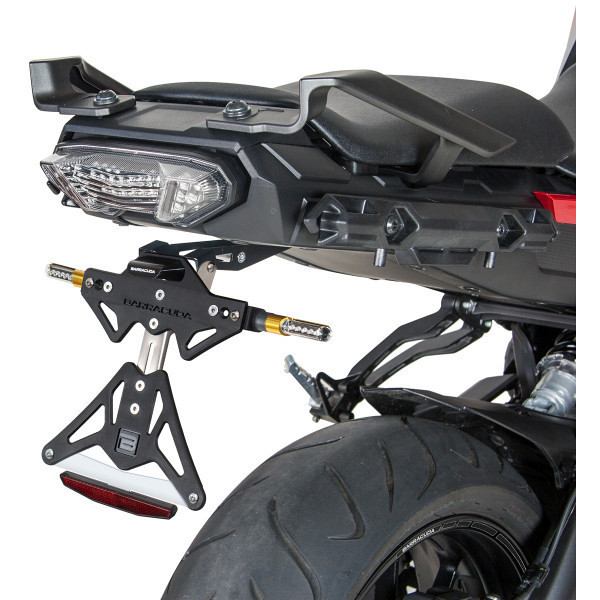 Specific plate holder Reclining Barracuda Yamaha MT-09 Tracer / Tracer 900